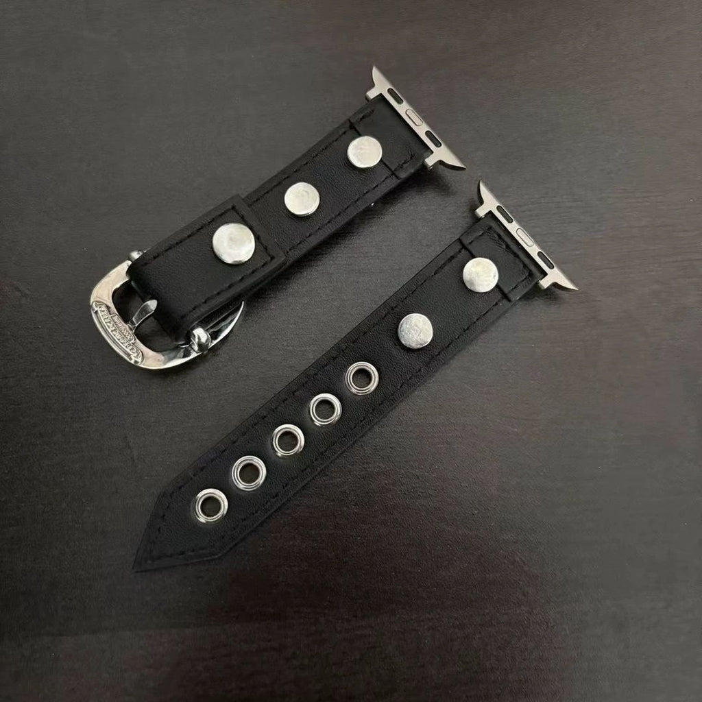 Chrome Hearts 925 silver leather strap