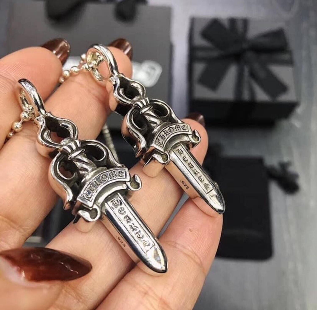 Chrome Hearts Dagger Pendant Necklace