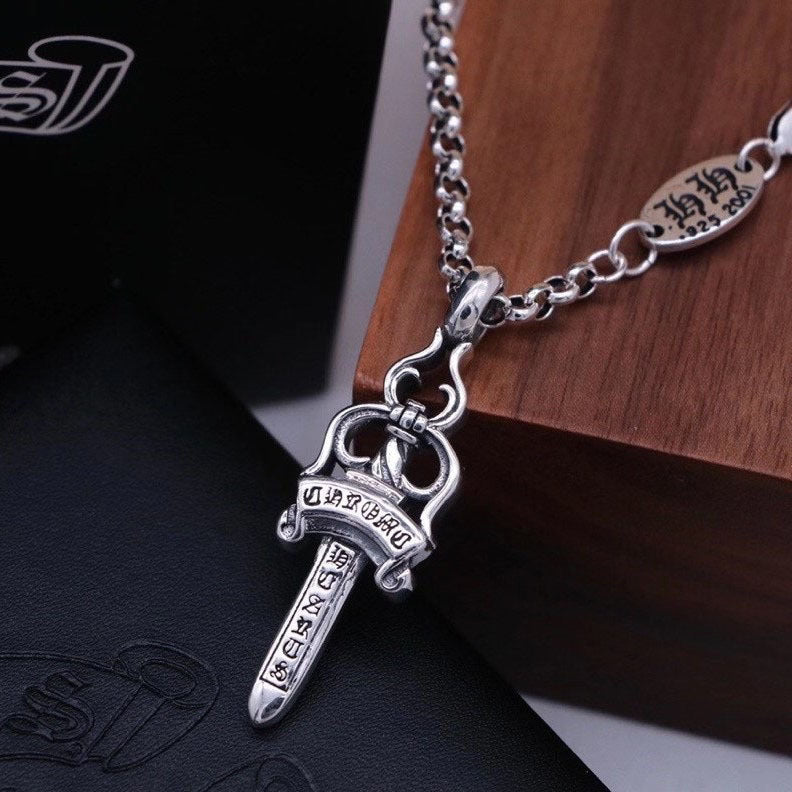 Chrome Hearts Dagger Pendant Necklace