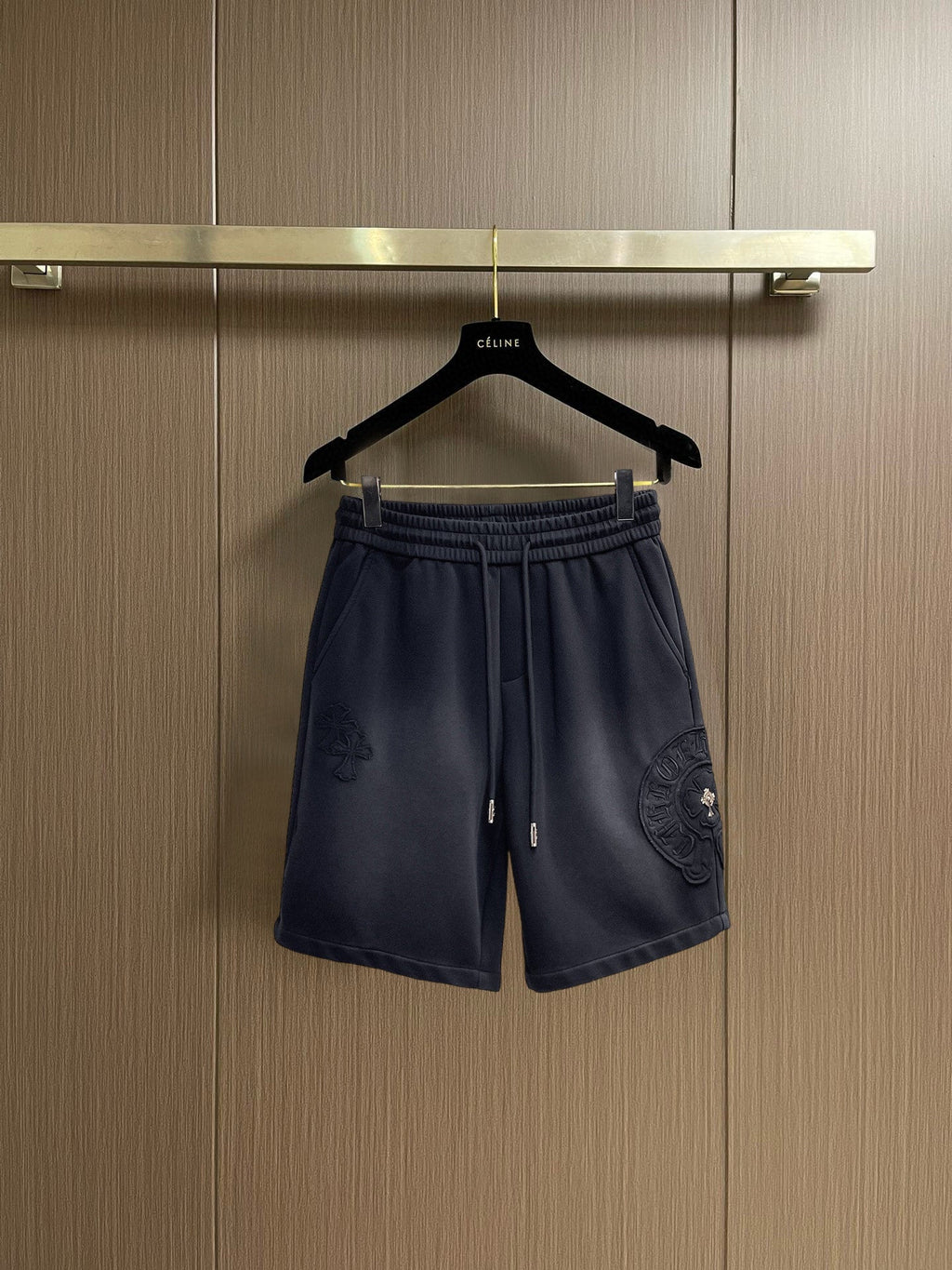 Chrome Hearts horseshoe cross breathable casual shorts
