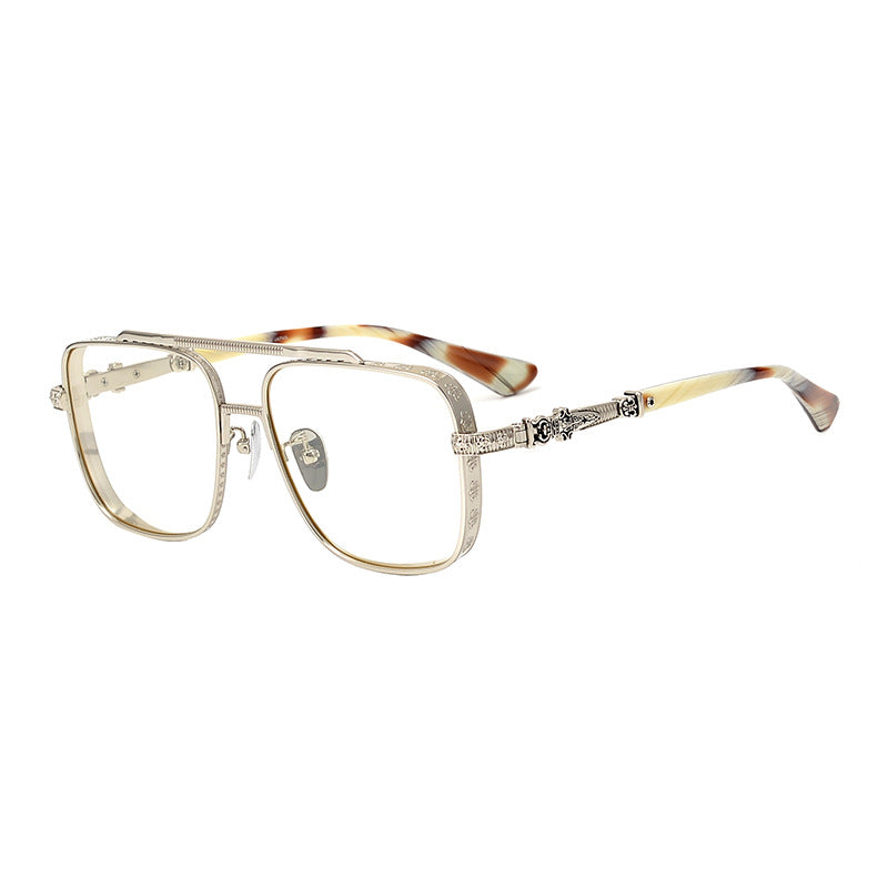 chrome hearts all-match pure titanium square frame sunglasses