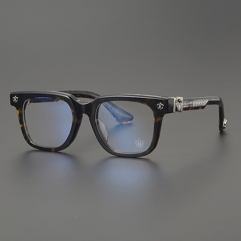 Chrome Hearts carved snake logo glasses
