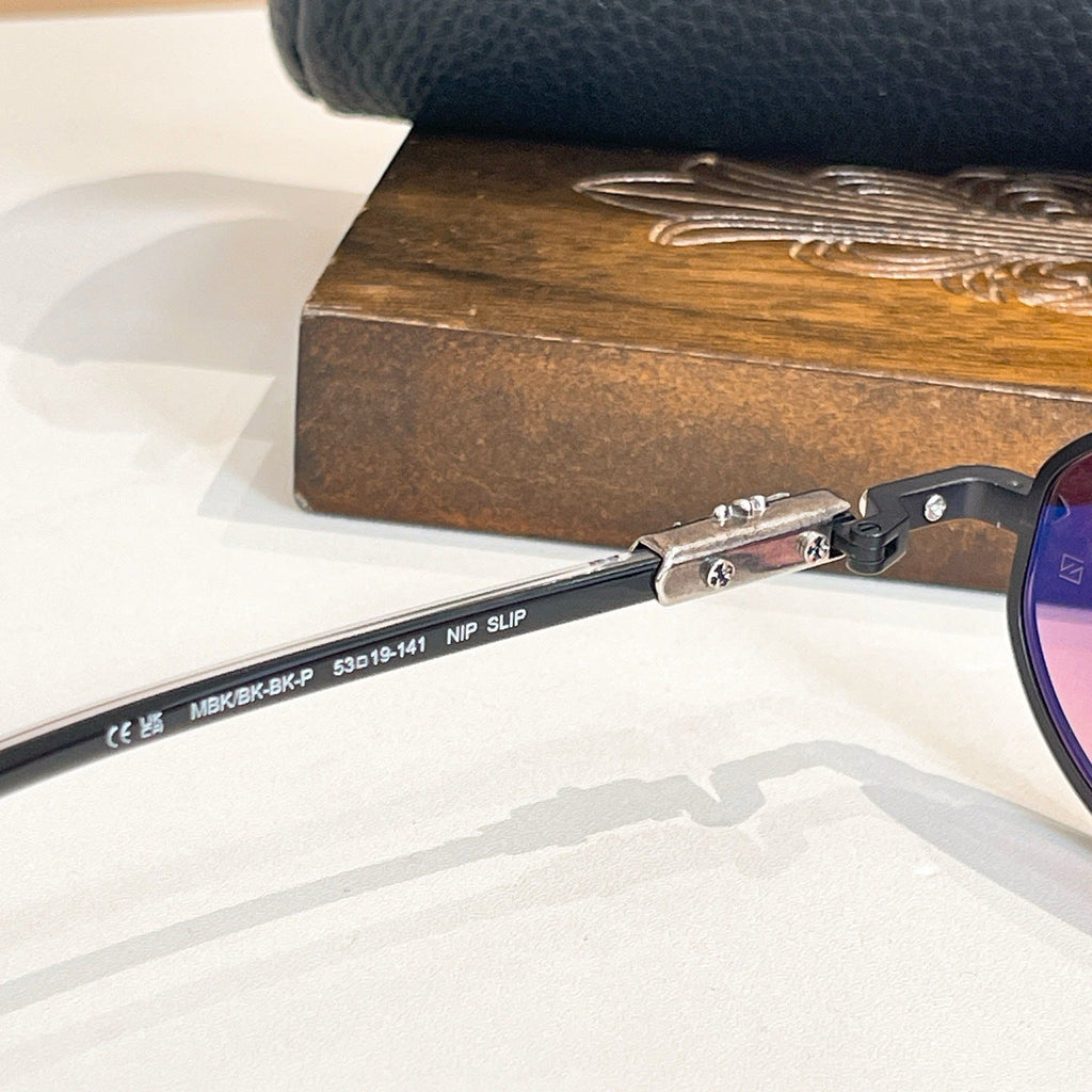 Chrome Hearts Oval Small Frame Futuristic Sunglasses