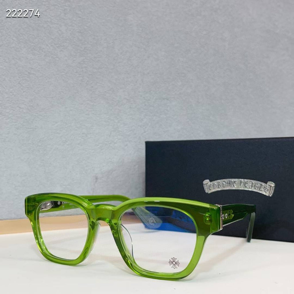 Chrome Hearts Round-Frame Glasses for Stylish Men