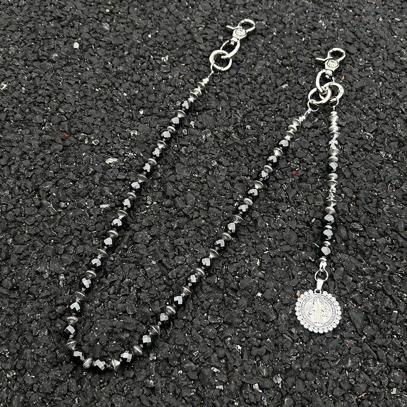 Chrome Hearts pure handmade beaded retro trouser chain