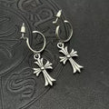 Chrome Hearts cross exaggerated earrings