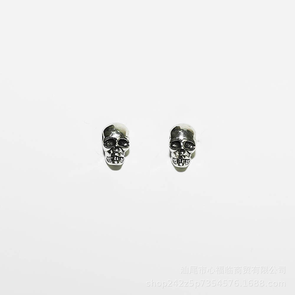 Chrome Hearts cross flower cross earrings