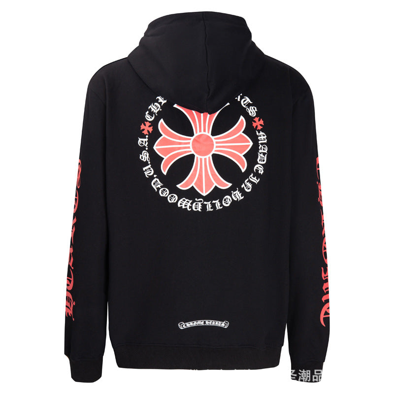 chrome hearts hoodie cardigan cotton pure