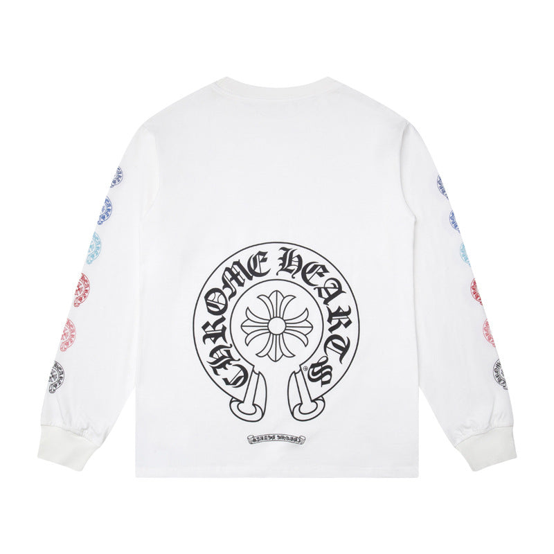Chrome Heart long-sleeved T-shirt round-neck