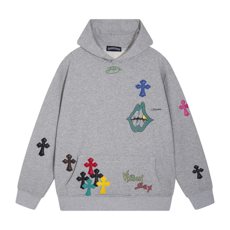 Chrome Hearts Horseshoe Cross Pullover Hoodie