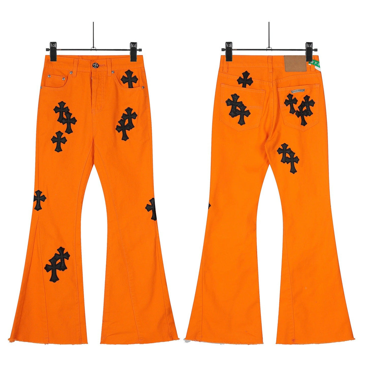 Chrome Hearts Colorful Cross Leather Jacket