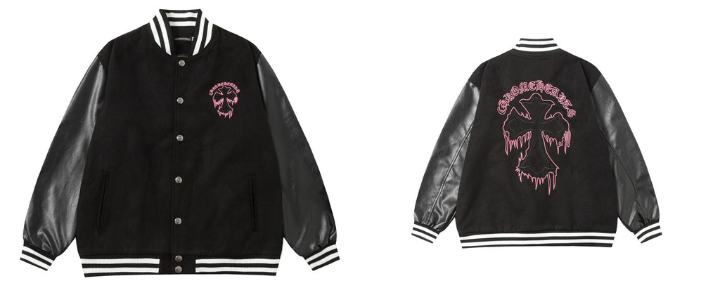 Chrome Hearts Cross Patch Embroidery Mouth Jacket