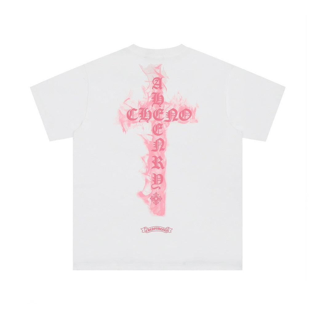 Chrome Hearts letter embroidery short-sleeved t shirt