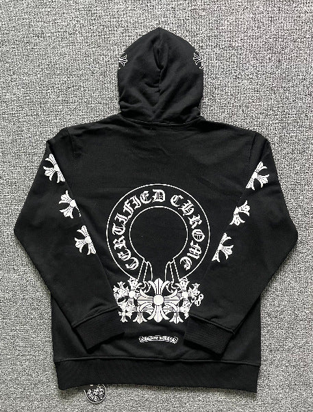 Chrome Hearts Horseshoe Cross Pullover Hoodie