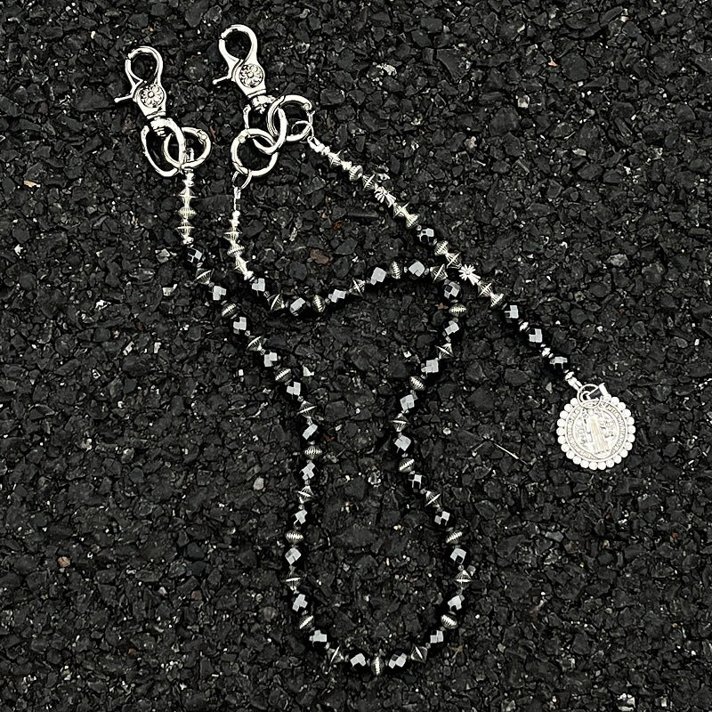 Chrome Hearts pure handmade beaded retro trouser chain