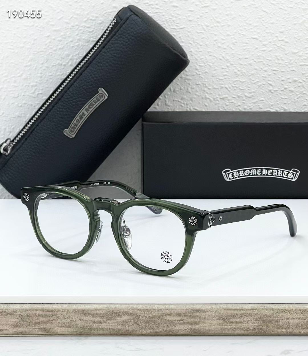 Chrome Hearts myopia acetate thick-rimmed glasses frames