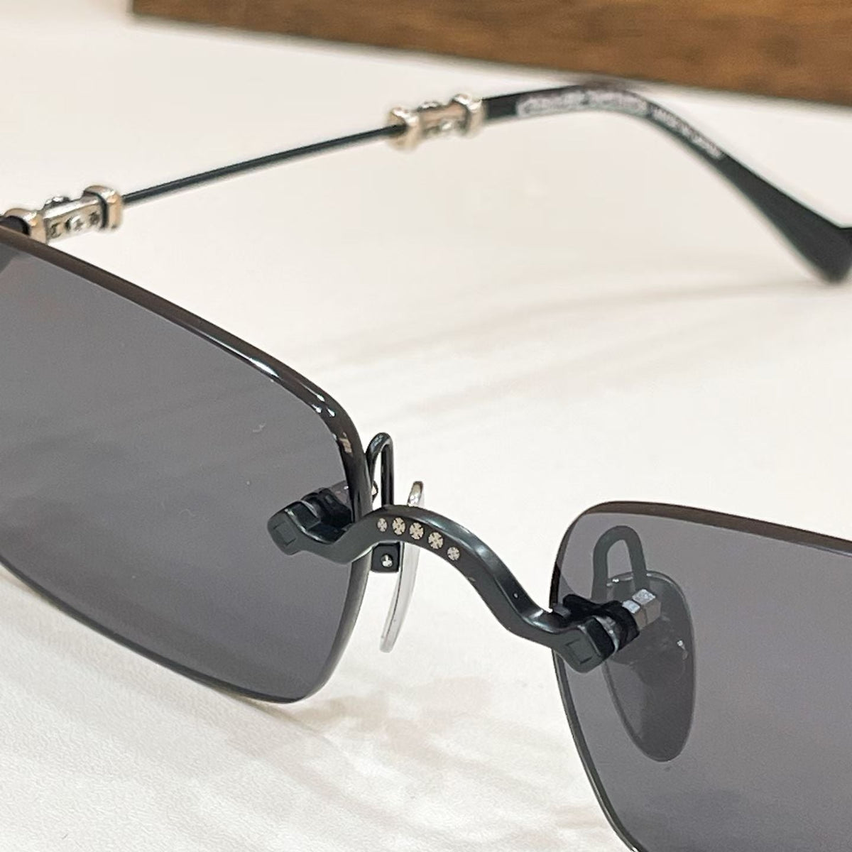 Chrome Hearts square frame PILLSIII pure titanium sunglasses
