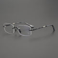 Chrome Hearts Refined Engraved Rimless Eyeglasses