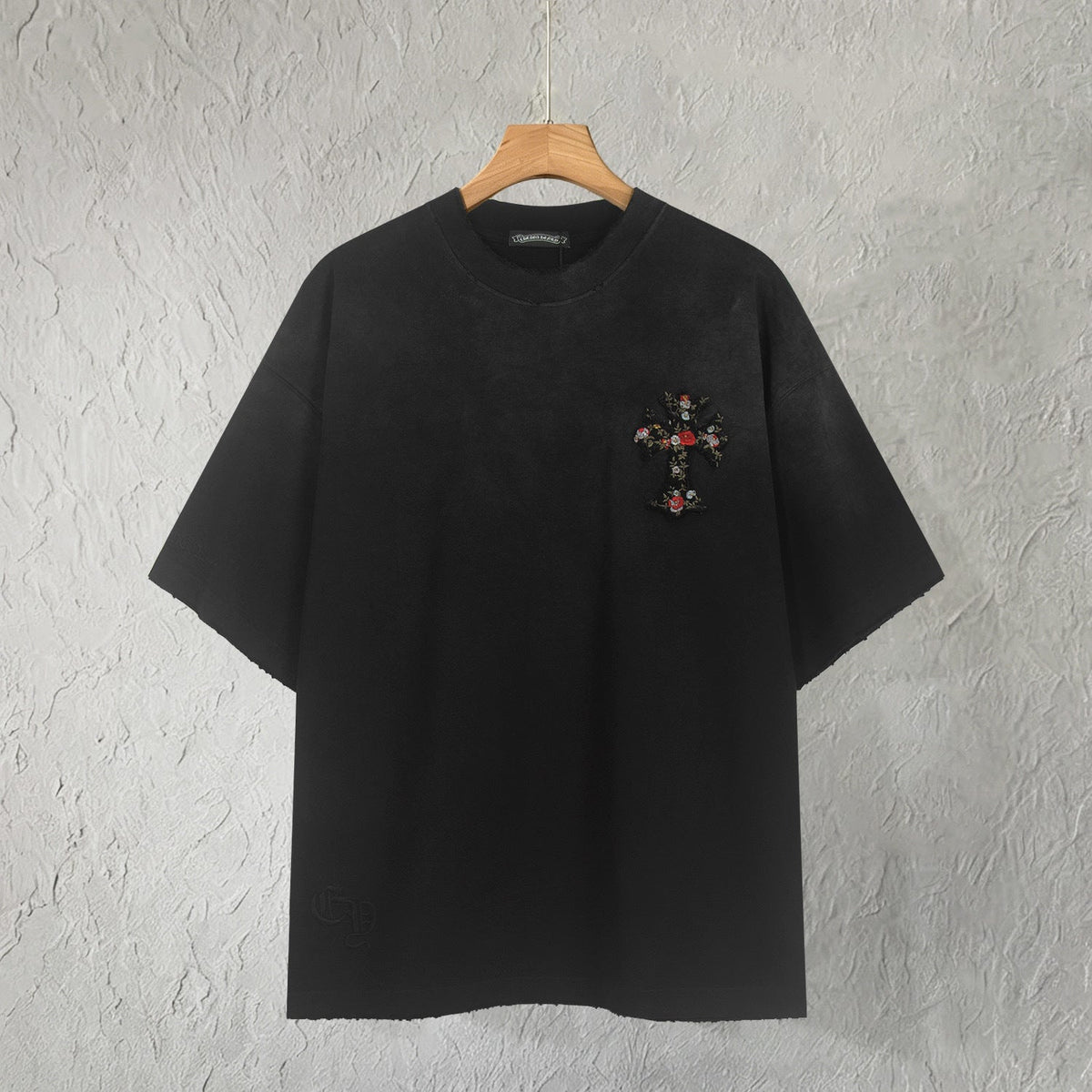 Chrome Hearts Flowers Filled with Crosses T-Shirt