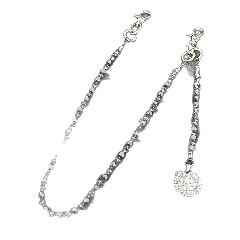 Chrome Hearts pure handmade beaded retro trouser chain