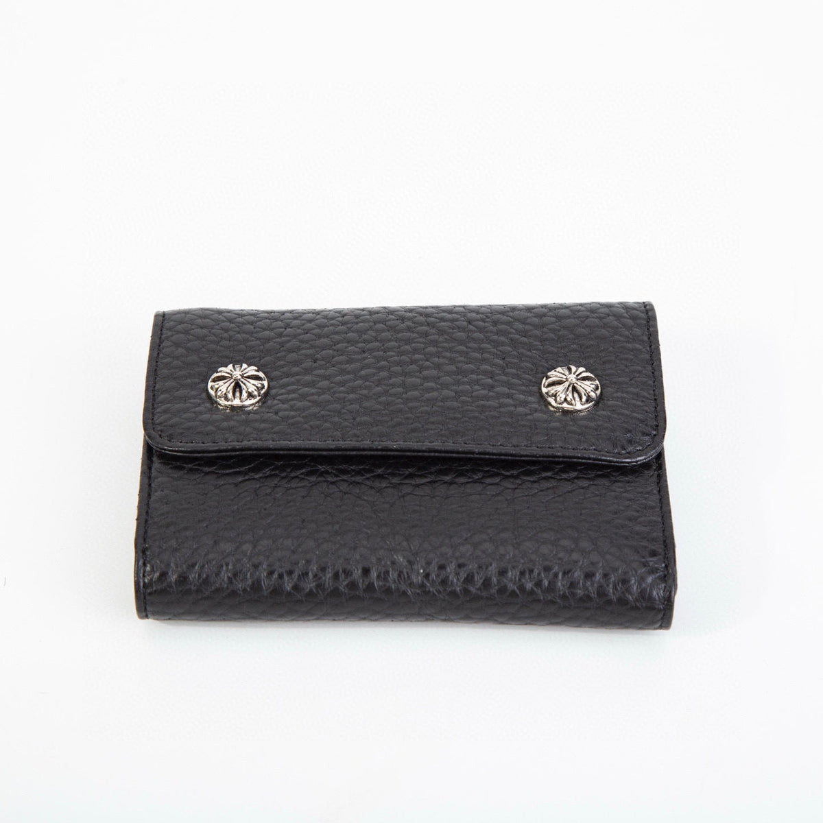 Chrome Hearts multi-functional snap closure clutch wallet