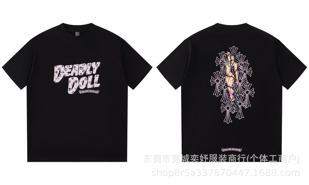 Chrome Hearts Sanskrit Print Short-Sleeve T-Shirt