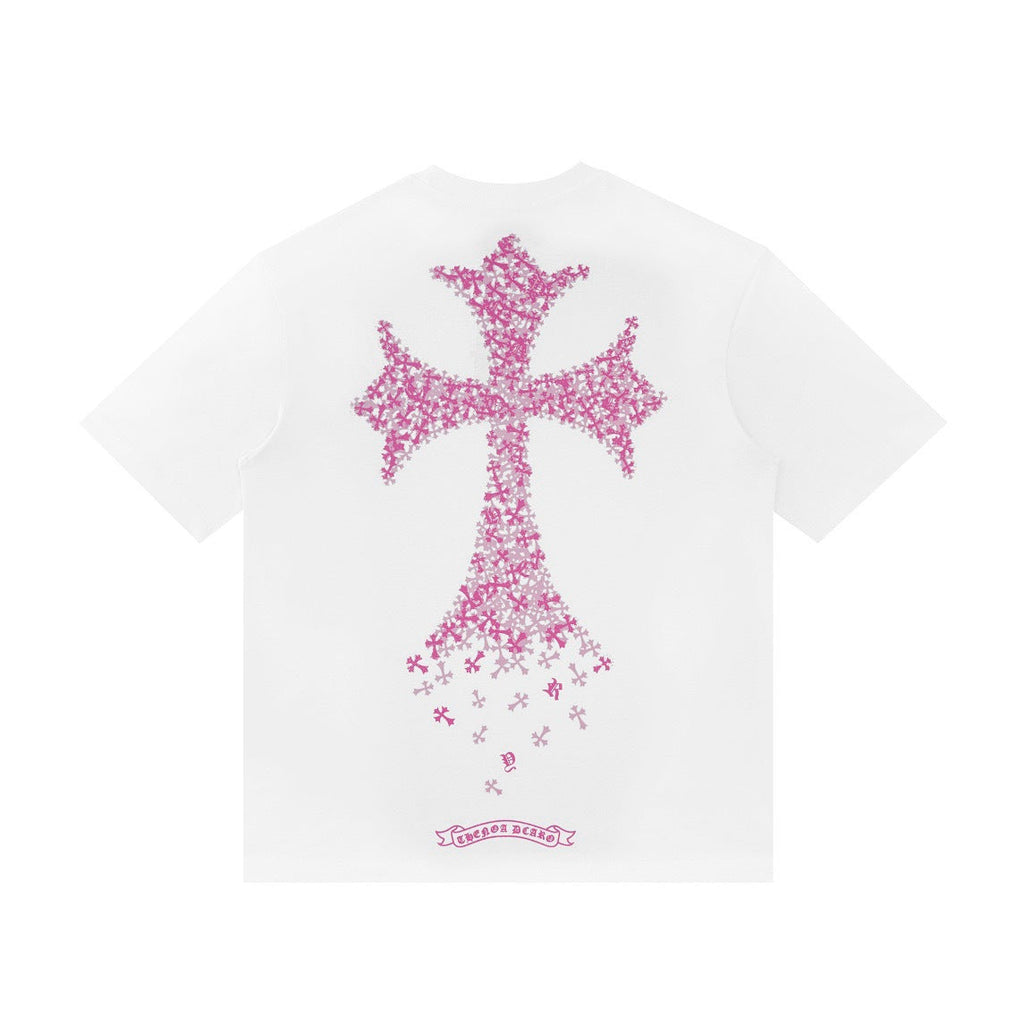 Chrome Hearts letter embroidery short-sleeved t shirt