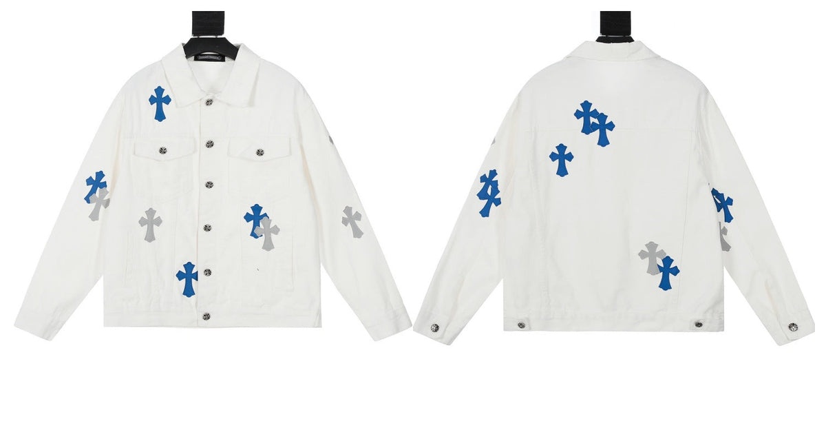 Chrome Hearts Cross Leather coat