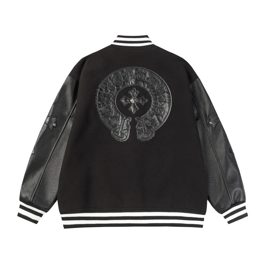 Chrome Hearts Cross Patch Embroidery Mouth Jacket