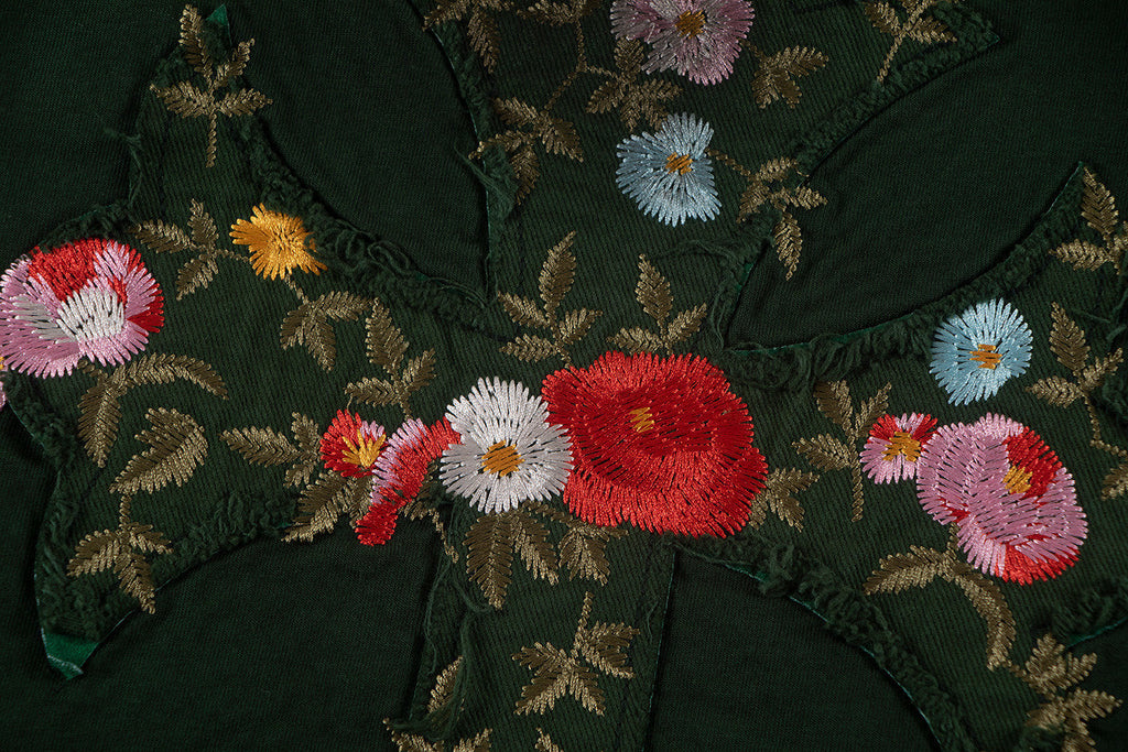 Chrome Hearts Flowers Filled with Crosses T-Shirt
